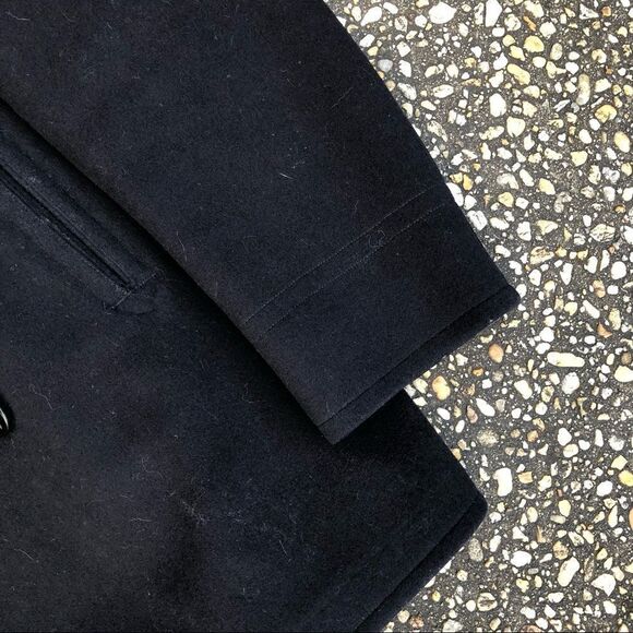 #P6 Vintage WWII Era US Navy Naval Military wool pea coat size 38 - Picture 6 of 8